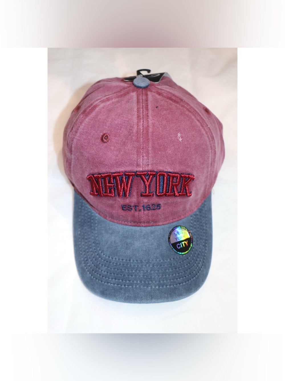 Vintage Wash New York Hat